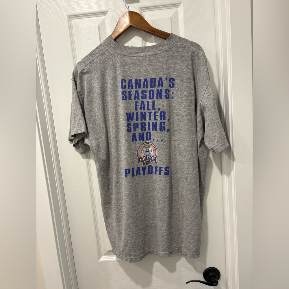 Vintage Stanley cup playoffs t shirt men’s XL made in Canada